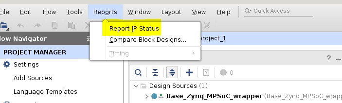 Перейдите в Reports -> Report IP Status