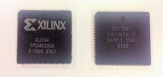Первая в мире коммерческая ПЛИС FPGA типа XC2064 от Xilinx