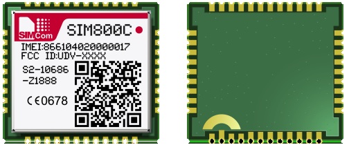 Миниатюрный GSM+Bluetooth модуль SIM800C в Макро Групп