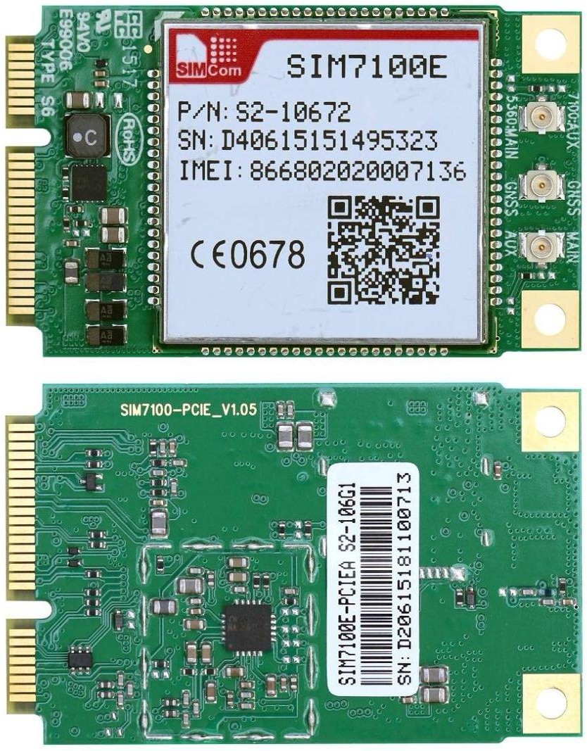 LTE модуль SIM7100E-PCIE