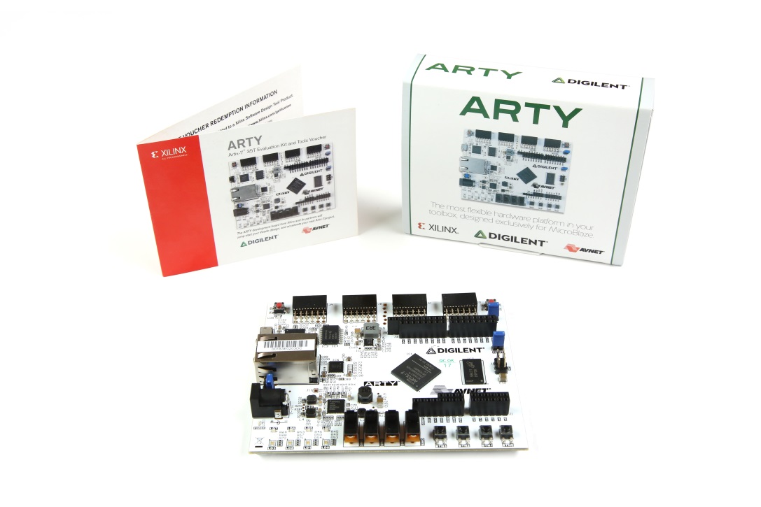 Оценочная плата Arty с ПЛИС Artix-7 (Xilinx) со склада в Санкт-Петербурге