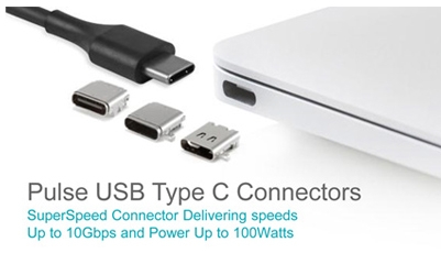Новое поколение разъёма USB 3.1 от Pulse electronics
