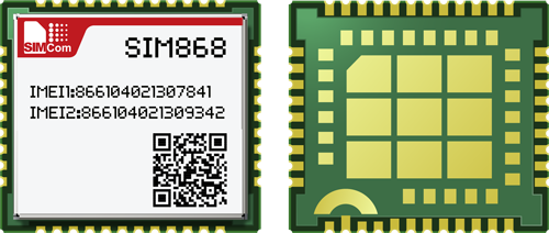 Миниатюрный GSM/GPRS+GNSS комбинированный модуль – SIM868