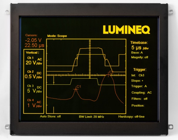 Электролюминесцентные дисплеи с SPI и LVDS интерфейсами от LUMINEQ