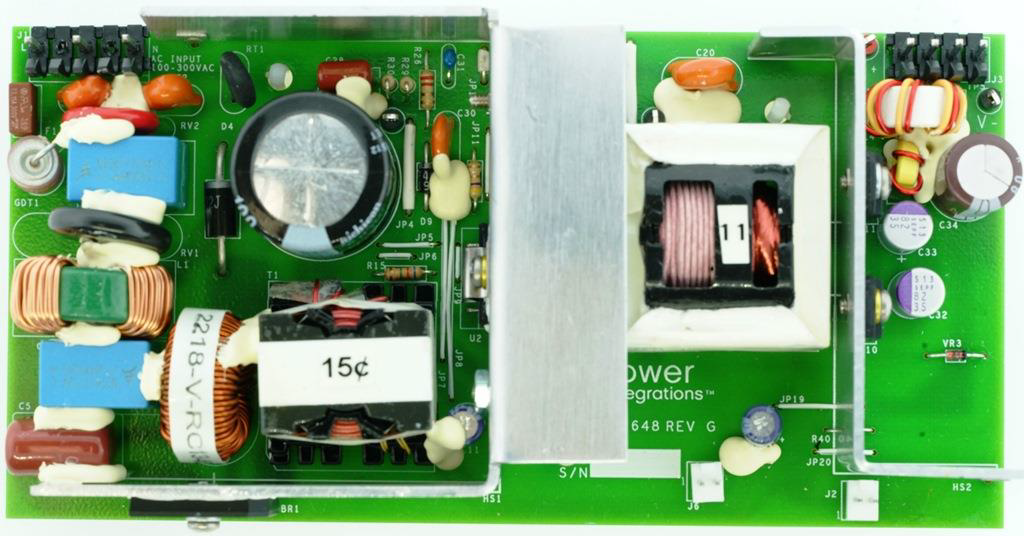 Схема 150 Вт LED-драйвера с эффективностью 92%, ККМ 0,99 и функцией димминга в 0