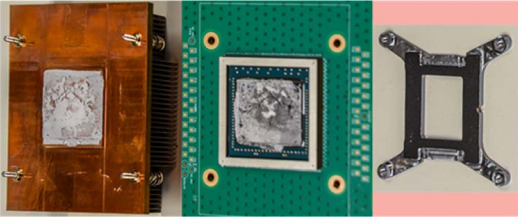 Пример работы теплоотвода для Xilinx VU13P-D2104