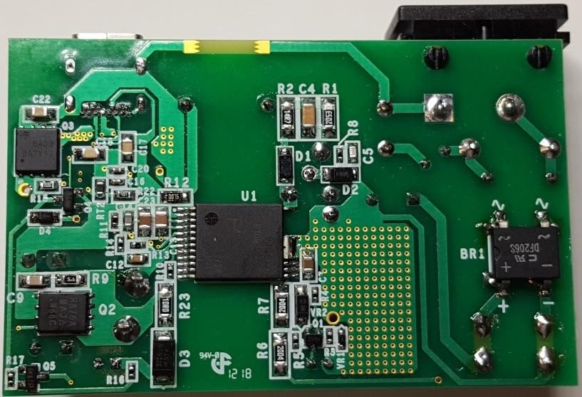 Источник питания по схеме DER-603. Нижняя сторона