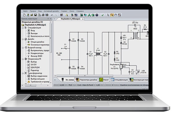 Пакет PI Expert Suite от Power Integrations обновился до версии 10.1