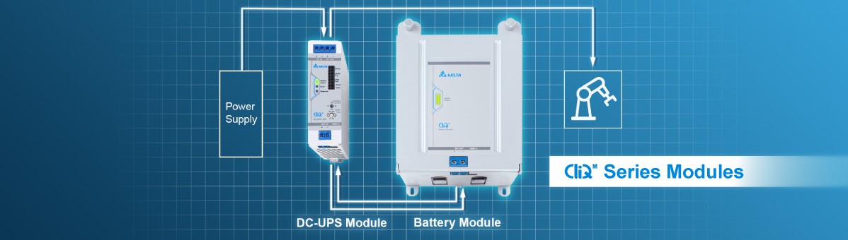 Батарейные модули для систем бесперебойного питания от Delta Electronics