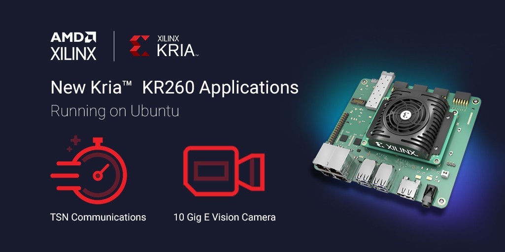 Промышленные приложения для Kria KR260 от AMD-Xilinx доступны в Kria App Store