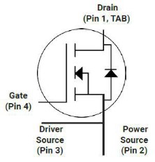 SiC MOSFET 1200 В 150 А с минимальным сопротивлением сток-исток 10 мОм в корпусе TO-247-4 A4G150N1200MT4